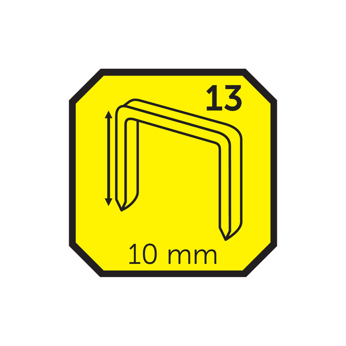 Häftklammer No13 10 mm 1000-pack Probuilder